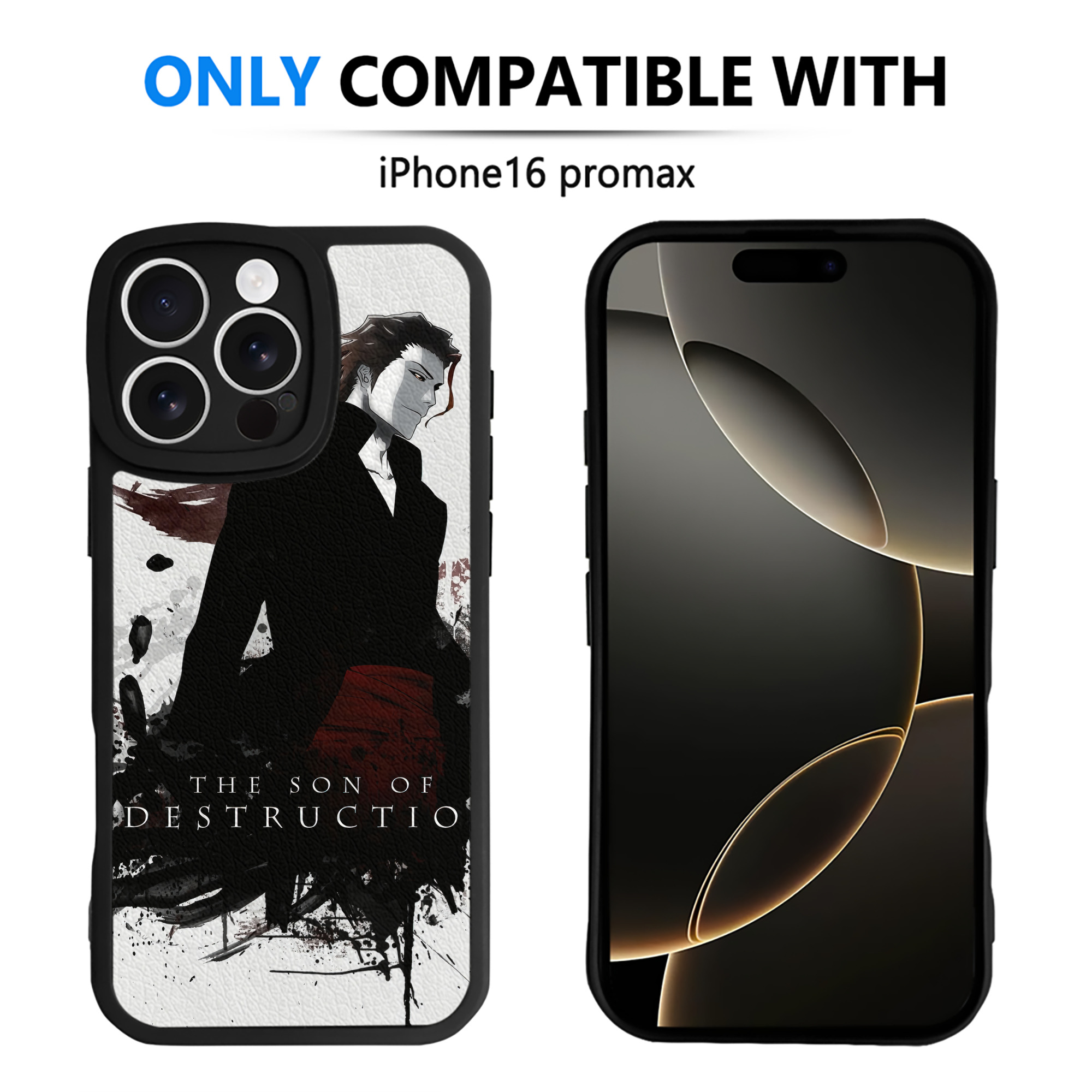 （画像用） ブリーチ BLEACH 【iPhone 16シリーズ対応】シリコンスマホケース（レザー調） 材質：シリコン